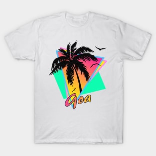 Goa Cool 80s Sunset T-Shirt